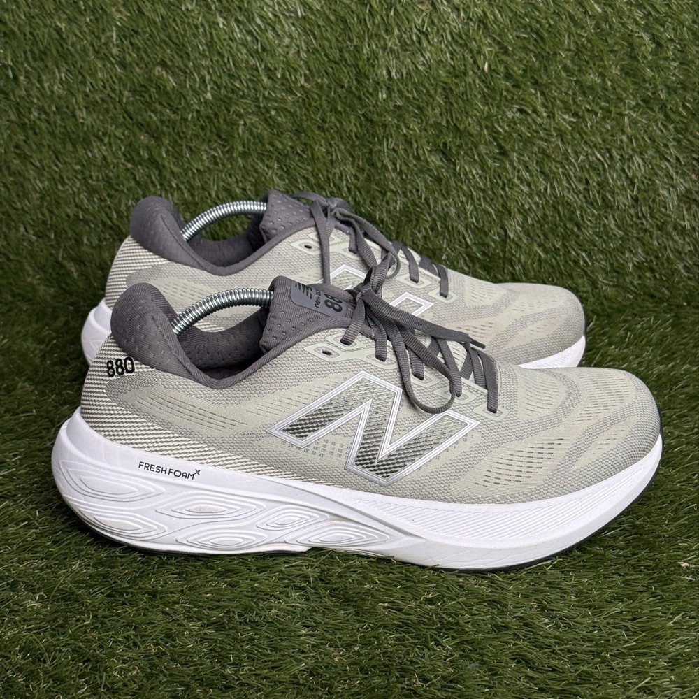 New Balance 880 V15 Mens Size 13 D Green White Running Shoes Sneakers M880M15